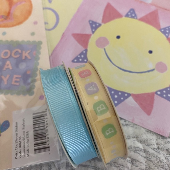 🍼 DAISY HILL “SWEET BABY” STICKERS & SCRAPBOOK PAPER BUNDLE. RETIRED DESIGN! - Picture 6 of 7